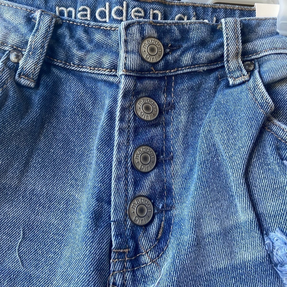 NWT Madden Girl Womens High Rise Vintage Mom Shorts - Picture 6 of 12